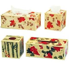 Bamboo napkin box